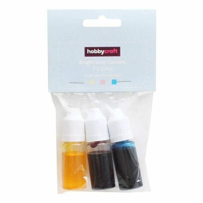 New ✔️ Hobbycraft Bright Soap Colours 10ml 3 Pack ⭐ 4 New ✔️ Hobbycraft Bright Soap Colours 10ml 3 Pack ⭐ - Image 2