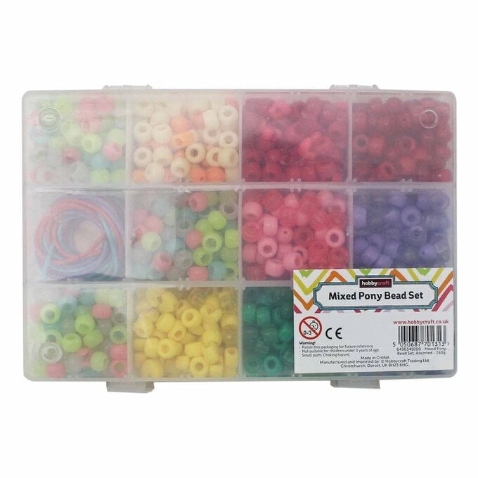 Buy ๐ Hobbycraft Mixed Pony Bead Set 280g ๐ 4 Buy ๐ Hobbycraft Mixed Pony Bead Set 280g ๐ - Image 2