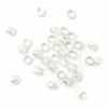 Brand new ⌛ Hobbycraft Iridescent White Pony Beads 68.3g 🔥