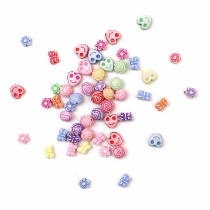 Best Sale ๐ Hobbycraft Mixed Pastel Acrylic Beads Waterfall Pack 100g ๐ 3 Best Sale ๐ Hobbycraft Mixed Pastel Acrylic Beads Waterfall Pack 100g ๐