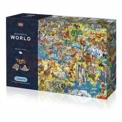 Best Pirce 🎁 Gibsons Wonderful World Jigsaw Puzzle 1000 Pieces 🔔