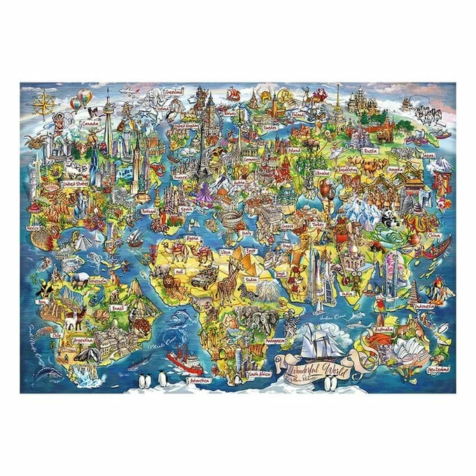 Best Pirce π Gibsons Wonderful World Jigsaw Puzzle 1000 Pieces π 4 Best Pirce π Gibsons Wonderful World Jigsaw Puzzle 1000 Pieces π - Image 2