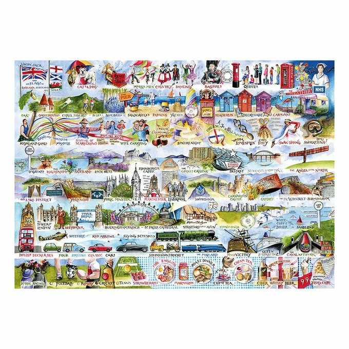 New π Gibsons Cream Teas And Queuing Jigsaw Puzzle 1000 Pieces π 4 New π Gibsons Cream Teas And Queuing Jigsaw Puzzle 1000 Pieces π - Image 2