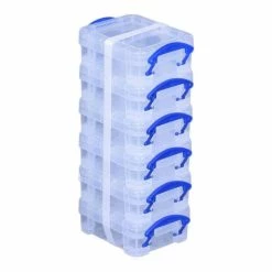 Cheap ✔️ Really Useful Products Really Useful Clear Box 0.07 Litres 6 Pack 🌟