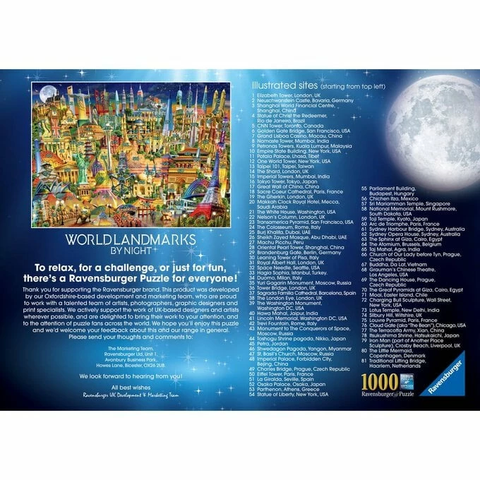 Buy โญ Ravensburger World Landmarks Jigsaw Puzzle 1000 Pieces ๐ 5 Buy โญ Ravensburger World Landmarks Jigsaw Puzzle 1000 Pieces ๐ - Image 3