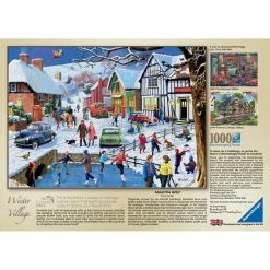 New 💯 Ravensburger Winter Village Jigsaw Puzzle 1000 Pieces 💯 -Hobbycraft Shop 646899 1000 3 ravensburger winter village jigsaw puzzle 1000 pieces