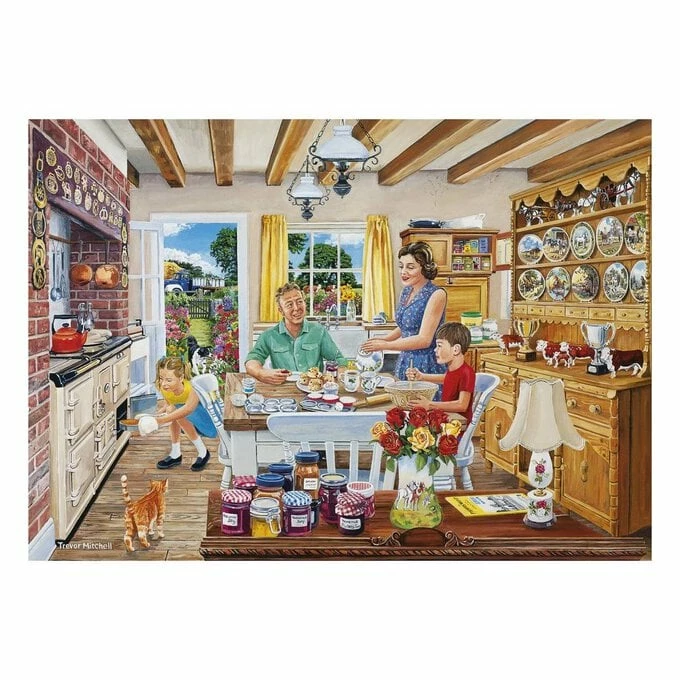 Best Pirce ⭐ Gibsons The Farmer's Round Jigsaw Puzzle 500 Pieces 4 Pack 🥰 4 Best Pirce ⭐ Gibsons The Farmer's Round Jigsaw Puzzle 500 Pieces 4 Pack 🥰 - Image 2