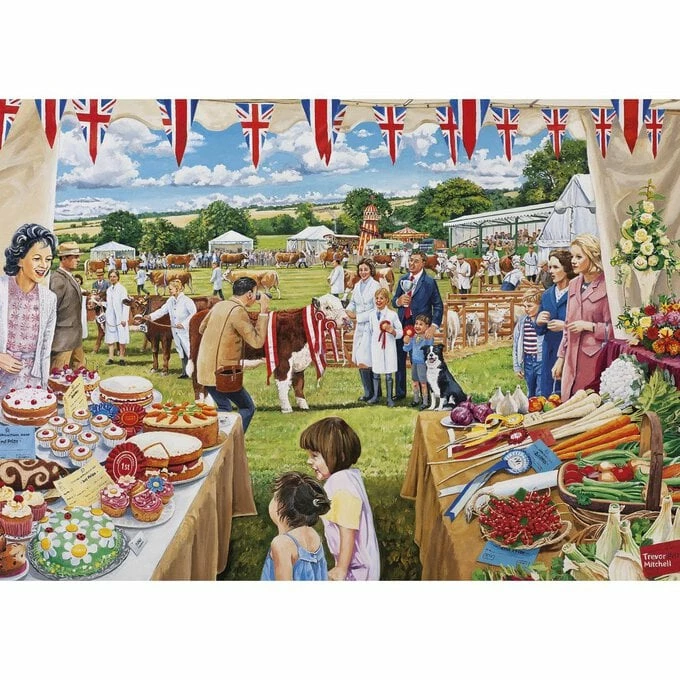 Best Pirce ⭐ Gibsons The Farmer's Round Jigsaw Puzzle 500 Pieces 4 Pack 🥰 5 Best Pirce ⭐ Gibsons The Farmer's Round Jigsaw Puzzle 500 Pieces 4 Pack 🥰 - Image 3