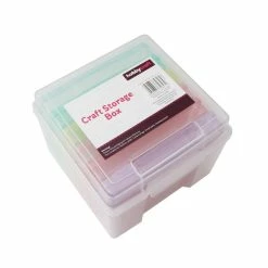 Best deal 😀 Hobbycraft Mini Pastel Craft Storage Box 💯 -Hobbycraft Shop 650971 1000 3 mini pastel craft storage box multicoloured