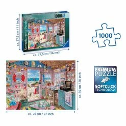Best reviews of 🤩 Ravensburger The Beach Hut Jigsaw Puzzle 1000 Pieces 🧨 -Hobbycraft Shop 651113 1000 4 Beach Hut Jigsaw Puzzle 1000pcs