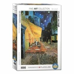 Best Sale 🌟 Eurographics Cafe Terrace At Night Jigsaw Puzzle 1000 Pieces 🥰