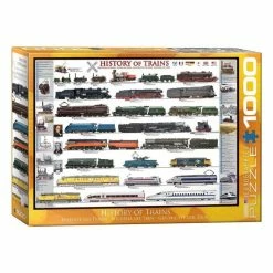 Buy 🎁 Eurographics History Of Trains Jigsaw Puzzle 1000 Pieces ⌛