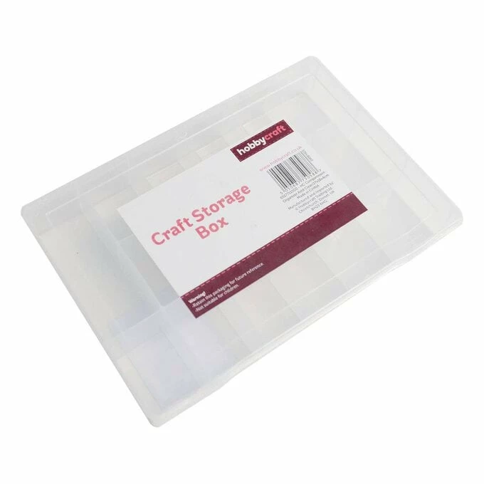 Flash Sale π€© Hobbycraft Compartment Organiser Craft Storage Box 27cm X 18cm X 4cm π 3 Flash Sale π€© Hobbycraft Compartment Organiser Craft Storage Box 27cm X 18cm X 4cm π