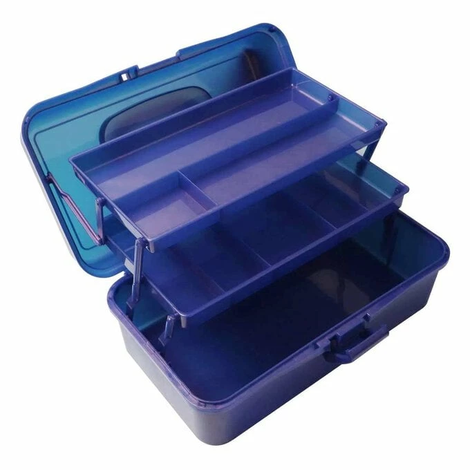 Discount ๐ Hobbycraft Purple Metallic Caddy 33cm X 20cm X 15cm ๐ 3 Discount ๐ Hobbycraft Purple Metallic Caddy 33cm X 20cm X 15cm ๐