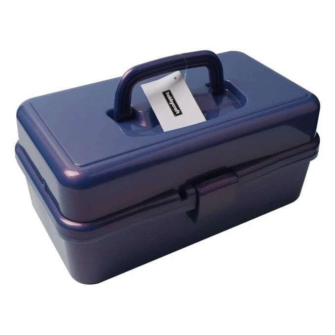 Discount ๐ Hobbycraft Purple Metallic Caddy 33cm X 20cm X 15cm ๐ 4 Discount ๐ Hobbycraft Purple Metallic Caddy 33cm X 20cm X 15cm ๐ - Image 2