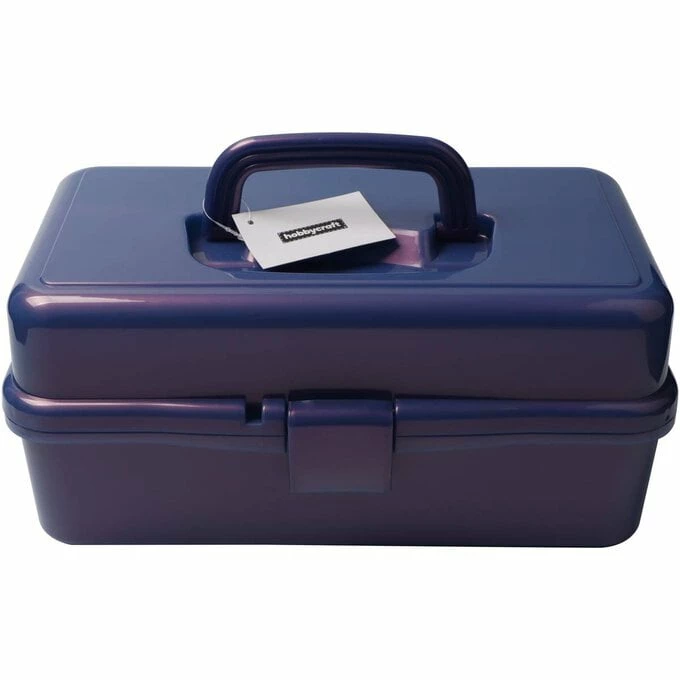 Discount ๐ Hobbycraft Purple Metallic Caddy 33cm X 20cm X 15cm ๐ 5 Discount ๐ Hobbycraft Purple Metallic Caddy 33cm X 20cm X 15cm ๐ - Image 3