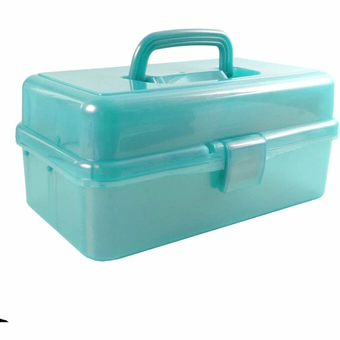 Flash Sale โค๏ธ Hobbycraft Teal Metallic Caddy 33cm X 20cm X 15cm ๐ 4 Flash Sale โค๏ธ Hobbycraft Teal Metallic Caddy 33cm X 20cm X 15cm ๐ - Image 2