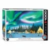 Wholesale 😀 Eurographics Northern Lights Jigsaw Puzzle 1000 Pieces 🧨 -Hobbycraft Shop 652795 1000 1 Northern Light Yellowknife Jigsaw 1000pcs