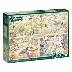 Deals 😀 Falcon Country Diary Seasons Jigsaw Puzzle 1000 Pieces ✔️