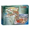 New ✔️ Ravensburger 🎅 Christmas Collection Jigsaw Puzzles 500 Pieces 2 Pack 😍 -Hobbycraft Shop 656933 1000 1 christmas collection 2x500pc
