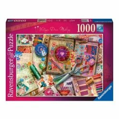 Cheap 😉 Ravensburger Vintage 👗 Dressmaking Jigsaw Puzzle 1000 Pieces 💯