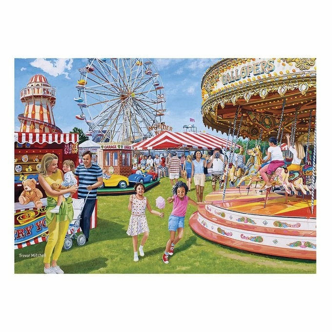 Budget ๐ Ravensburger Vintage Fairground Fun Jigsaw Puzzle 1000 Pieces ๐ 4 Budget ๐ Ravensburger Vintage Fairground Fun Jigsaw Puzzle 1000 Pieces ๐ - Image 2