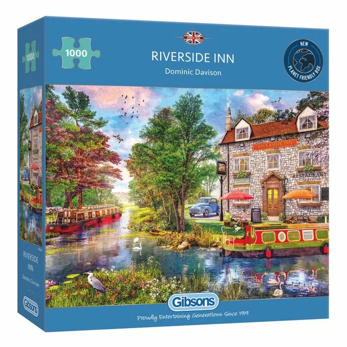 Brand new π₯ Gibsons Riverside Inn Jigsaw Puzzle 1000 Pieces β¨ 3 Brand new π₯ Gibsons Riverside Inn Jigsaw Puzzle 1000 Pieces β¨