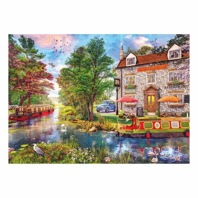 Brand new π₯ Gibsons Riverside Inn Jigsaw Puzzle 1000 Pieces β¨ 4 Brand new π₯ Gibsons Riverside Inn Jigsaw Puzzle 1000 Pieces β¨ - Image 2