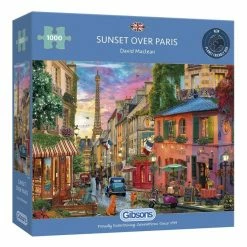 Brand new ❤️ Gibsons Sunset Over Paris Jigsaw Puzzle 1000 Pieces ✨