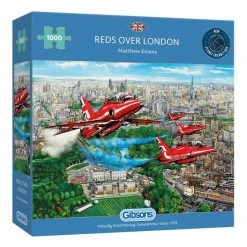 New ⭐ Gibsons Reds Over London Jigsaw Puzzle 1000 Pieces 😀