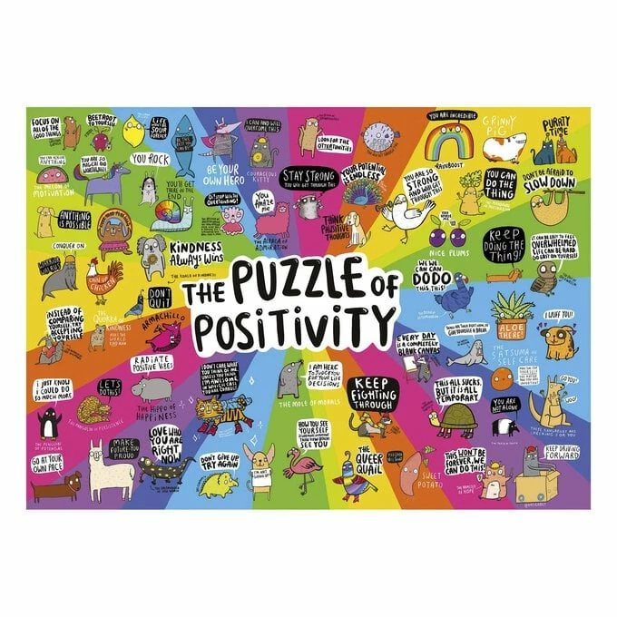 Best reviews of π Gibsons Puzzle Of Positivity Jigsaw Puzzle 1000 Pieces β 4 Best reviews of π Gibsons Puzzle Of Positivity Jigsaw Puzzle 1000 Pieces β - Image 2