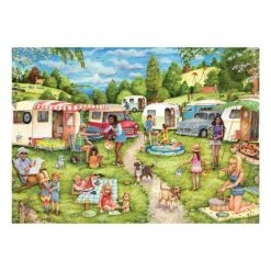 Buy 🎁 Falcon Camping And Caravanning Jigsaw Puzzle 500 Pieces 2 Pack ✔️ -Hobbycraft Shop 658984 1000 3 Falcon Camping Caravanning Jigsaw 2x500pcs 49X55CM