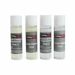 Brand new 🔥 Hobbycraft Fruit Candle Fragrance Oils 13ml 4 Pack ❤️