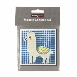 Promo ✨ Hobbycraft Llama Mosaic Coaster Kit 🌟 -Hobbycraft Shop 659783 1003 3 Llama Mosaic Kit