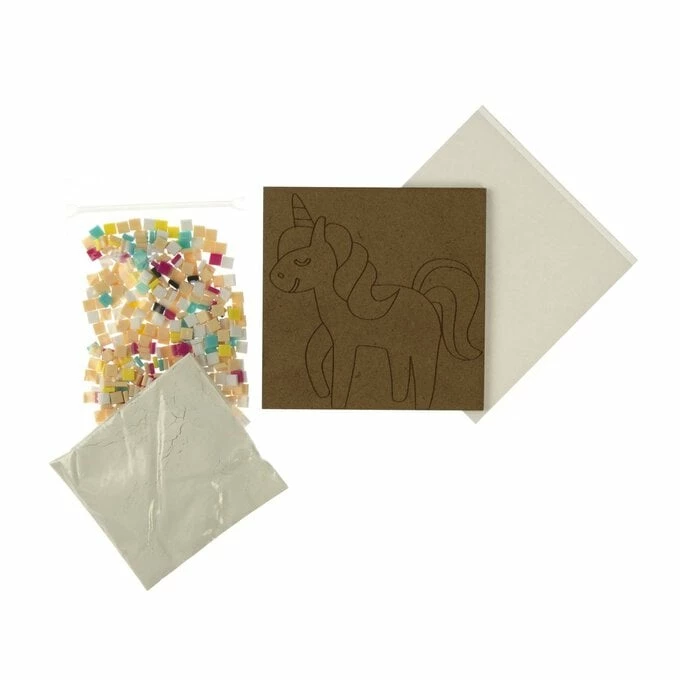 Budget 🔥 Hobbycraft Unicorn Mosaic Coaster Kit 🧨 4 Budget 🔥 Hobbycraft Unicorn Mosaic Coaster Kit 🧨 - Image 2