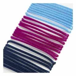 Deals ✔️ Hobbycraft Blue And Purple Satin Cord 1m 3 Pack 👍 -Hobbycraft Shop 660053 1001 2 satin cord blue pink purple