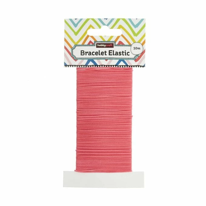 Discount 🤩 Hobbycraft Pink Bracelet Elastic 10m 😍 3 Discount 🤩 Hobbycraft Pink Bracelet Elastic 10m 😍