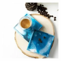 Deals 🧨 Pebeo Gedeo Square Coaster Moulds 2 Pack ✨ -Hobbycraft Shop 660870 1000 2 geode square coaster moulds