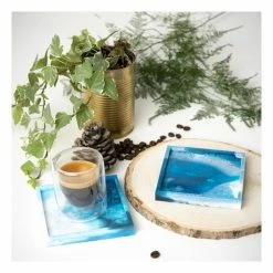 Deals 🧨 Pebeo Gedeo Square Coaster Moulds 2 Pack ✨ -Hobbycraft Shop 660870 1000 3 geode square coaster moulds