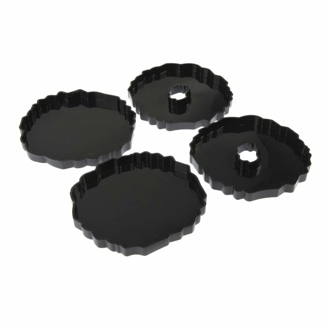 New π Pebeo Gedeo Geode Coaster Moulds 4 Pack π 3 New π Pebeo Gedeo Geode Coaster Moulds 4 Pack π