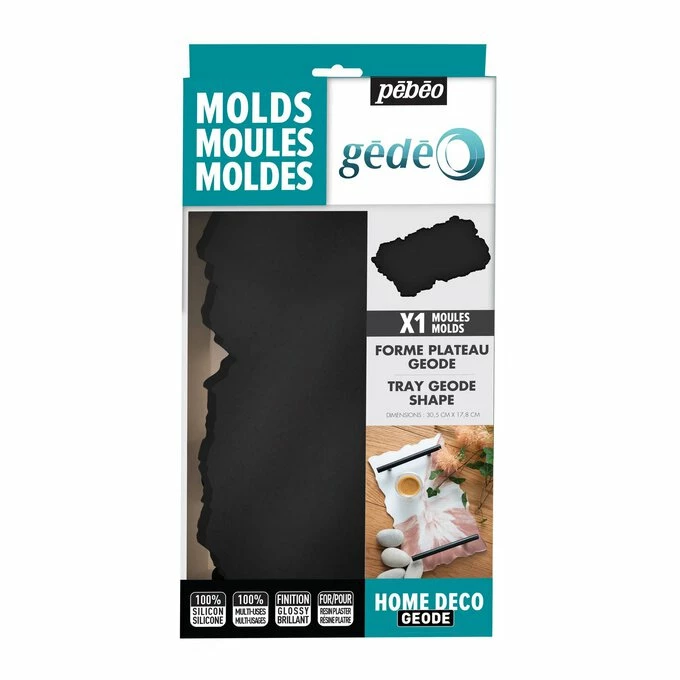 Cheapest π Pebeo Gedeo Geode Tray Mould π 3 Cheapest π Pebeo Gedeo Geode Tray Mould π